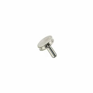 SEM pin stub Ø9.5 diameter top, standard pin, aluminium