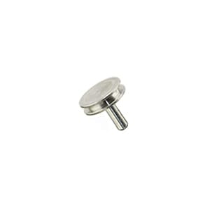 SEM pin stub Ø12.7 diameter top, standard pin, aluminium