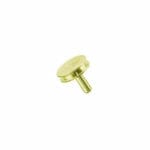 SEM pin stub Ø12.7 diameter top, standard pin, brass