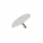 EM-Tec low profile SEM pin stub Ø25mm diameter with 1mm height, aluminium