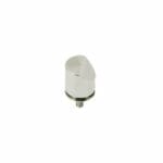 45 degree angled high profile SEM pin stub Ø12.7 diameter standard pin, aluminium