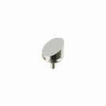 30 degree angled standard profile SEM pin stub Ø12.7 diameter standard pin, aluminium