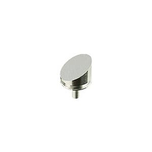 30 degree angled standard profile SEM pin stub Ø12.7 diameter standard pin, aluminium