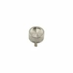 SEM Dish pin stub, Ø12.7x7mm with 1.5mm dish depth, aluminium