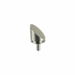 45 degree angled medium profile SEM pin stub Ø12.7 diameter, standard pin, aluminium