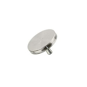 Zeiss pin stub Ø19 diameter top, short pin, aluminium