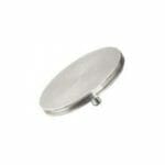 Zeiss pin stub Ø38 diameter top, short pin, aluminium