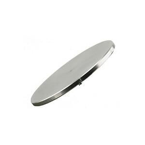 Zeiss pin stub Ø63 diameter top, short pin, aluminium