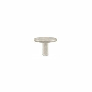Low profile Zeiss pin stub Ø12.7 diameter with 1mm height, short pin, aluminium