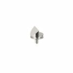 45/90 degree angled Zeiss pin stub Ø12.7 diameter, short pin, aluminium