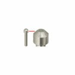 Gatan 3View system SEM pin stubs with standard Ø1.4mm flat, Ø2mm pin x12.5mm H, aluminium