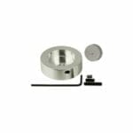 EM-Tec ZJ12 Zeiss pin stub adapter for Ø12.2mm and Ø9.5mm JEOL stubs