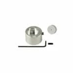EM-Tec HJ10 Hitachi M4 adapter for Ø9.5mm JEOL stubs, Ø15x10mm, M4
