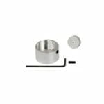 EM-Tec HJ11 Hitachi M4 adapter for Ø12.2mm JEOL stubs, Ø15x10mm, M4