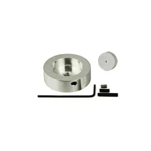 EM-Tec HJ12 Hitachi M4 adapter for Ø15mm JEOL or ISI stubs, Ø25x10mm, M4