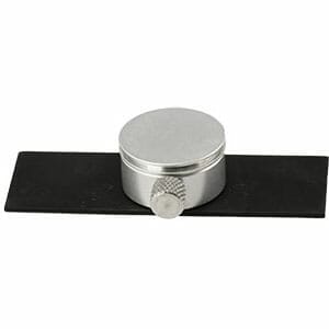 EM-Tec M31P metal slide adapter to accommodate pin stubs on reflected light microscopes