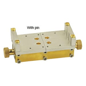 EM-Tec CV1 centering vise SEM sample holder for up to 110mm, pin