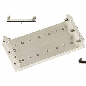 EM-Tec V80 versatile vise clamp sample holder for up to 80mm, pin More Images