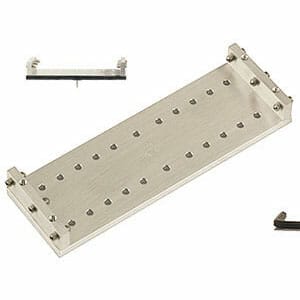 EM-Tec V120 versatile vise clamp sample holder for up to 120mm, pin More Images