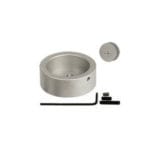 EM-Tec M26 metallographic mount holder for Ø25mm / Ø1inch mounts, pin