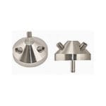 EM-Tec H3/45 45 degrees multi stub holder for 3 x Ø15mm Hitachi stubs, Ø25x14mm, pin