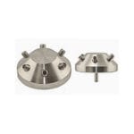 EM-Tec H6/45 45 degrees multi stub holder for 6 x Ø15mm Hitachi stubs, Ø35x14mm, pin