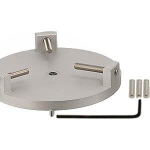 EM-Tec R51 bulk sample holder for up to Ø51mm, aluminium, pin