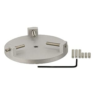 EM-Tec R51 bulk sample holder for up to Ø51mm, aluminium, M4