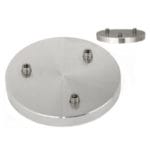EM-Tec H3L multi stub holder for 3 x Ø25mm Hitachi stubs, Ø50x6mm, M4