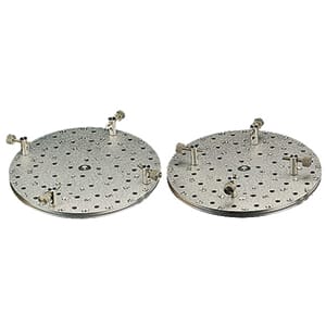 EM-Tec R98 universal large bulk sample holder for up to Ø98mm, aluminium, M4
