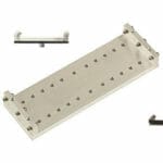 EM-Tec V120 versatile vise clamp sample holder for up to 120mm, Ø14mm JEOL stub