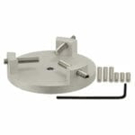 EM-Tec R32 bulk sample holder for up to Ø32mm, aluminium, Ø14mm JEOL stub