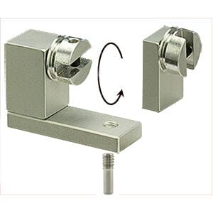 EM-Tec PH92 mini vise clamp 90° Quick-Flip SEM sample holder kit, compatible with pin & M4