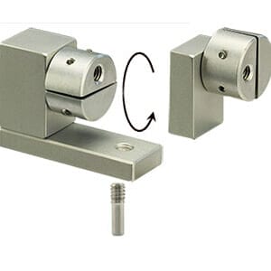 EM-Tec PH93 mini split mount vise clamp 90° Quick-Flip SEM sample holder kit, compatible with pin & M4