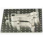 EM-Tec Versa-Plate H121 SEM sample holder 150x150mm with 121 M4 threaded holes and 5 x S25 brackets, M4