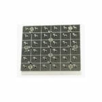 EM-Tec CS36/9 C-Square multi pin stub holder for 36x Ø12.7mm or 9 x Ø25.4mm pin stubs, Ø14mm JEOL stub