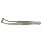 EM-Tec 122.AM SEM stub gripper tweezers for Ø12.2mm cylinder stubs, anti-magnetic stainless steel