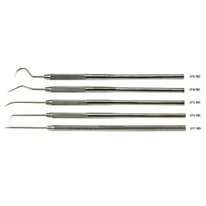 Value-Tec set with 5 probes (VP1/VP2/VP3/VP4/VP6) in plastic pouch, 410 stainless steel