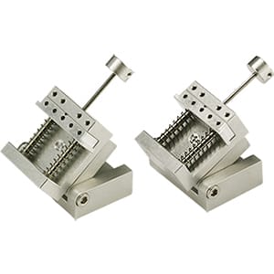 EM-Tec VS12-T compact spring-loaded vise for up to 12mm with 0-90 degrees tilt, M4