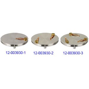 EM-Tec S-Clip sample holder with S-Clip(s) on Ø32mm Zeiss pin stub