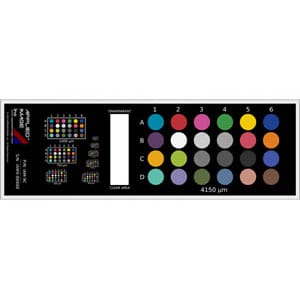 NIST Traceable Color Transmission Calibration Slide - Calibrated