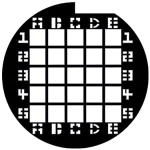 SEM Finder Grids type SEMF3 ( Cu, Ni, Au...)