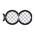 Grids / grilles  ( Cu, Ni) 50/50- Double (Oyster) - Gilder