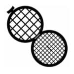 Grids / grilles  ( Cu, Ni) 50/100- Double (Oyster) - Gilder