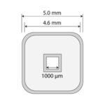 X-Ray Window 100 nm thick Silicon Nitride ( Single 1000 micron window )