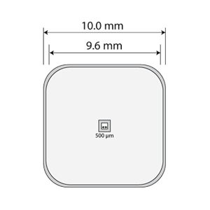 X-Ray Window 100 nm thick Silicon Nitride (Single 500 micron window )