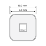 X-Ray Window 100 nm thick Silicon Nitride (Single 1000 micron window )