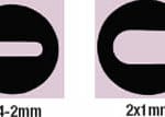 Grids / grilles 0.4x2mm ( SS,Ti,Mo...) - Oval Slot -EMBRA Grids