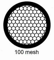 Grids / grilles 100 Mesh ( Cu, Ni...) - Hexagonal - Gilder