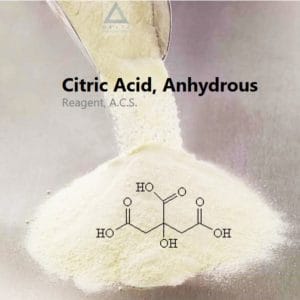 Citric Acid, Anhydrous, Reagent, A.C.S.